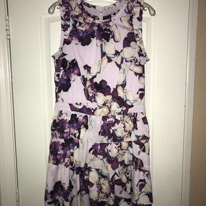 Banana Republic Flowered Dress - Size Tall 12